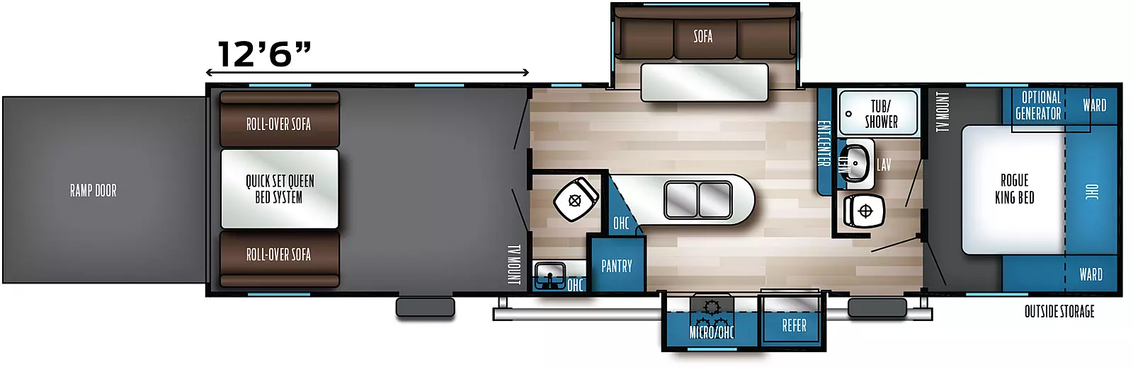 Vengeance Rogue Sut 32SUT - DSO Floorplan